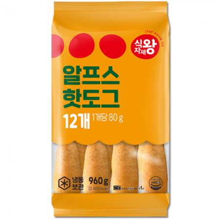 식자재왕 핫도그 80g*12 960g