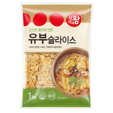 식자재왕 냉동유부슬라이스1kg