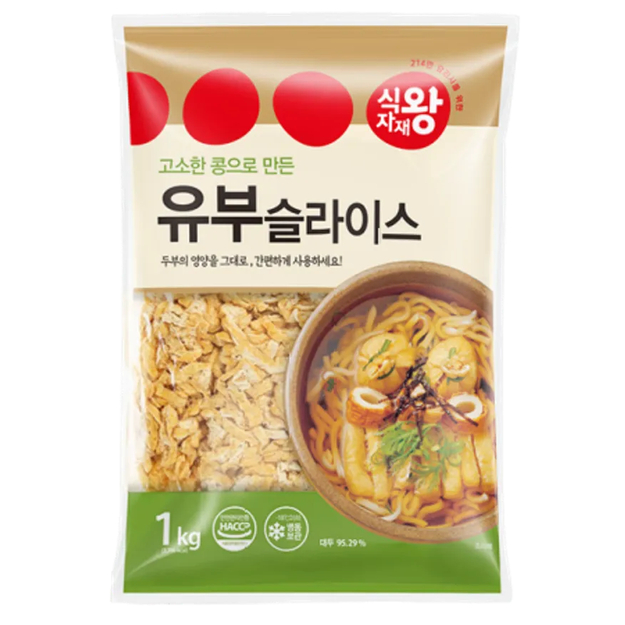 식자재왕 냉동유부슬라이스1kg 이미지