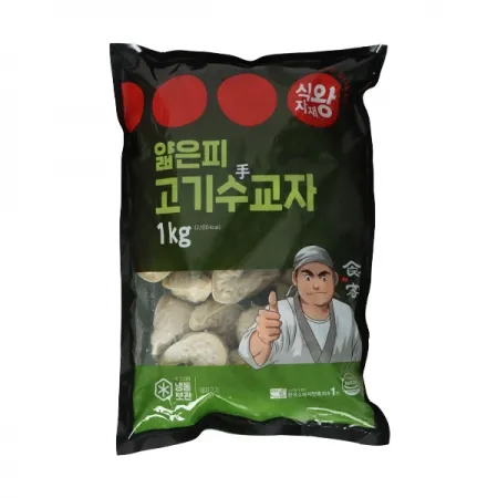 식자재왕 얇은피 수교자 고기만두1kg
