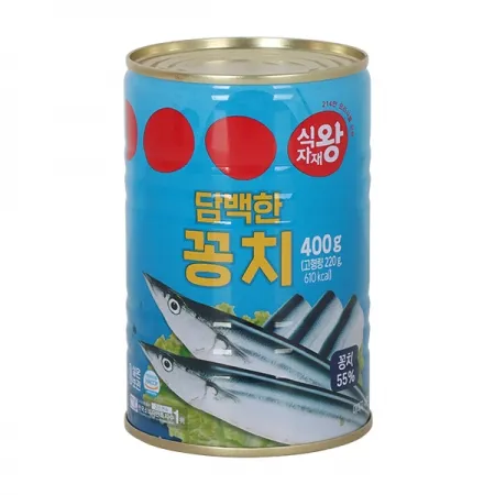 식자재왕 담백한 꽁치캔 400g