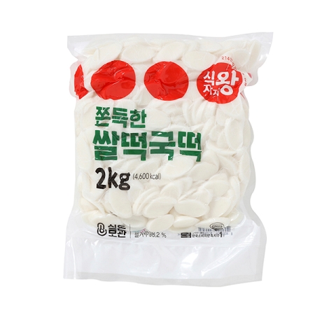 식자재왕 쌀떡국떡 쫀득한 2kg