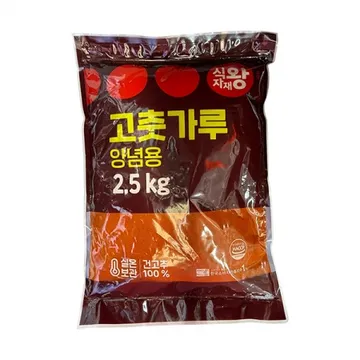 식자재왕 중국산 고춧가루 양념용 고운 2.5kg