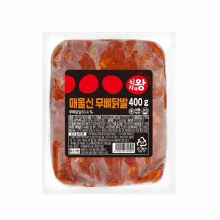 식자재왕 매울신무뼈닭발 400g 이미지