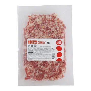식자재왕 베이컨 다이스5mm 1kg
