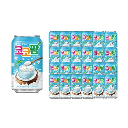 코코팜 화이트요구르트 340ml 24캔