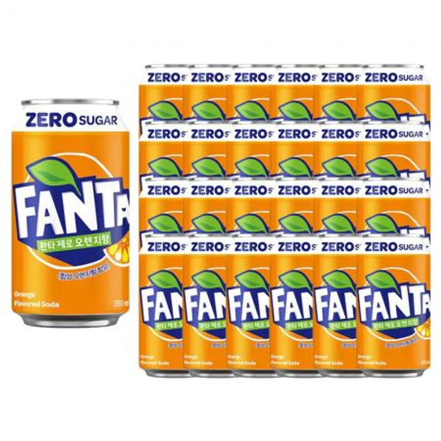 환타 오렌지 제로 350ml 24개 이미지
