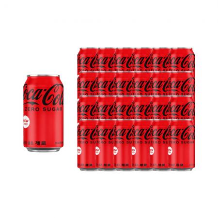 코카콜라 제로 355ml 24캔 업소용