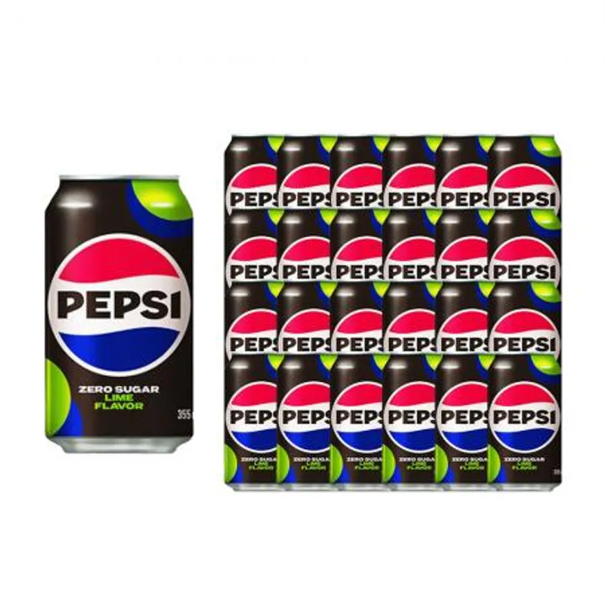 펩시콜라제로 슈가라임향355ml24캔 업소용 이미지