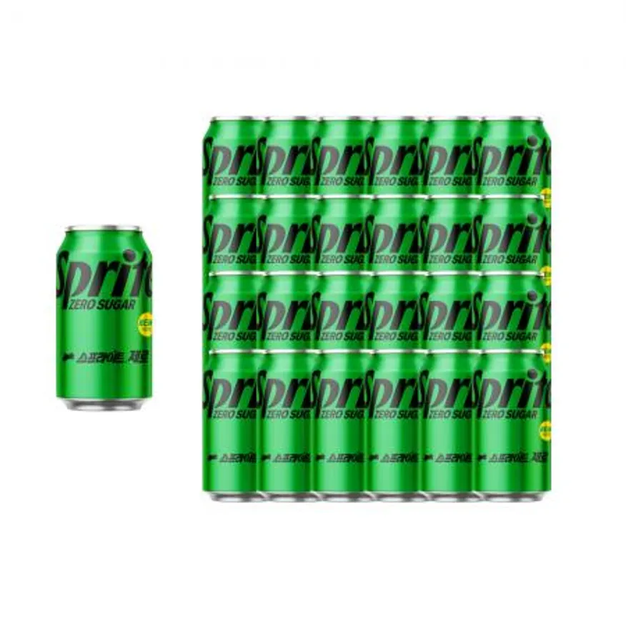 스프라이트 제로 업소용 355ml 24캔 이미지