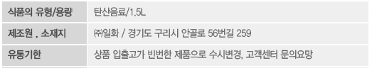 상품정보제공고시