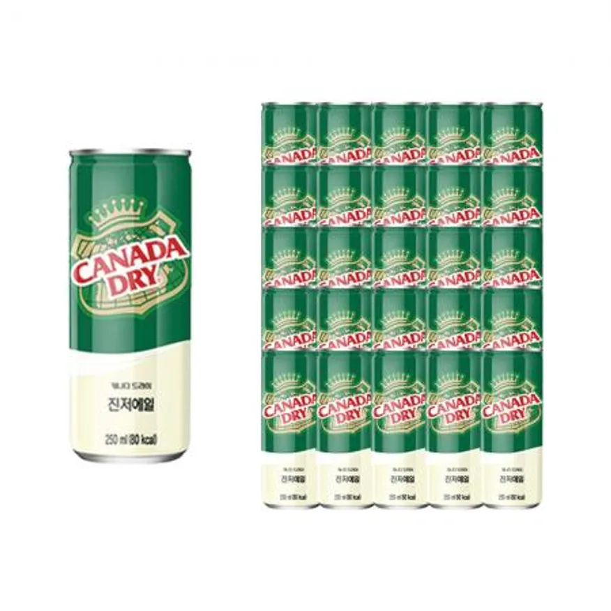 캐나다드라이진저에일250ml30캔 이미지