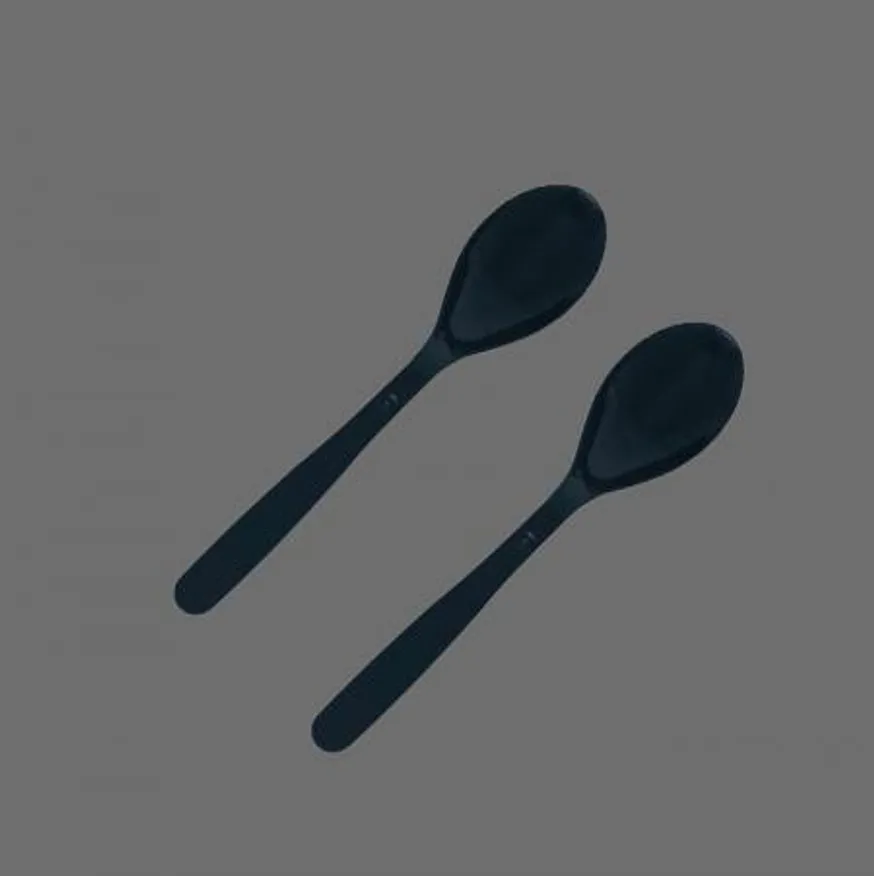 일회용수저 검정/개별포장 이미지