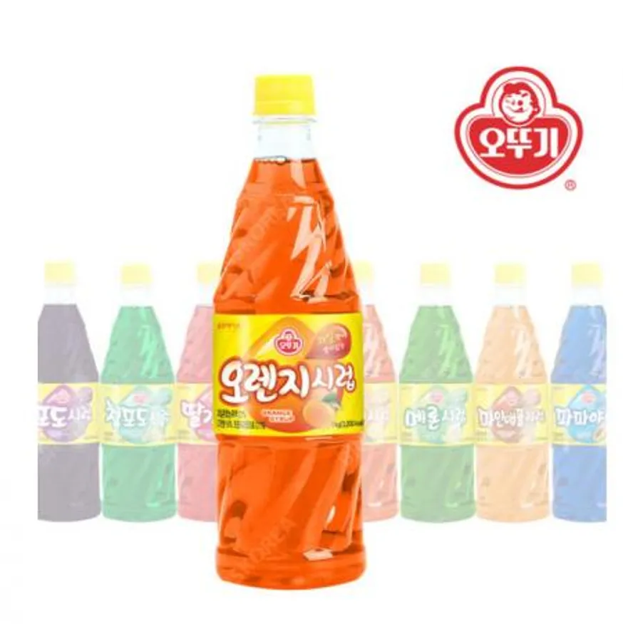 오렌지향시럽/슬러시용/오뚜기 이미지