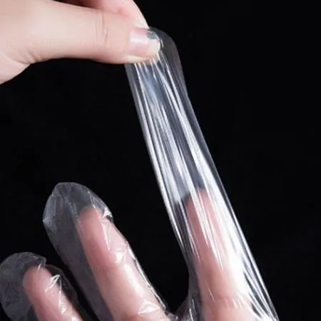 그린 [무지] 포켓장갑 개별포장위생장갑 일회용 비닐장갑 이미지