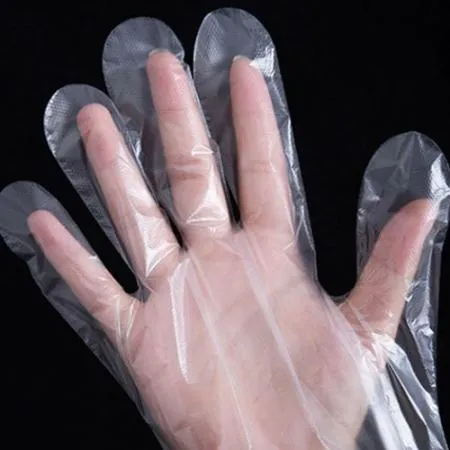 그린 [무지] 포켓장갑 개별포장위생장갑 일회용 비닐장갑 이미지