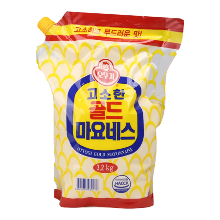 오뚜기 골드마요네스(스파우트팩) 3.2KG 이미지