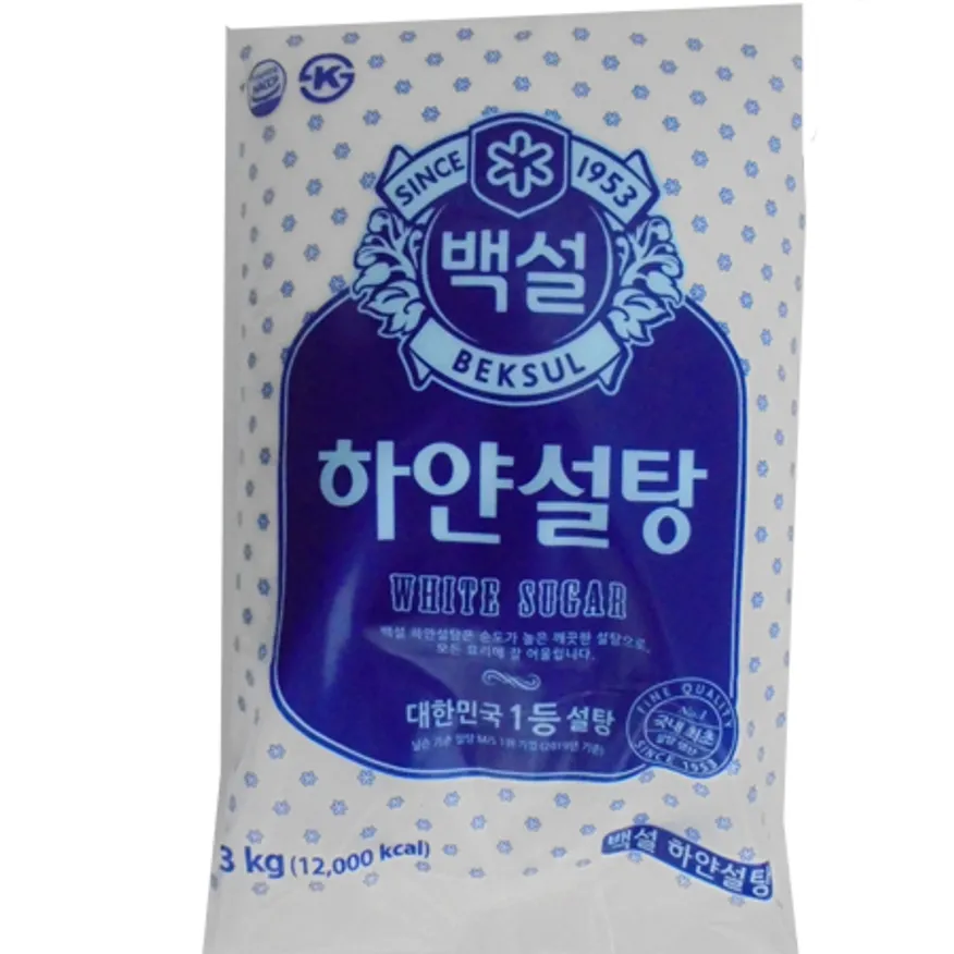백설 하얀설탕 3kg 이미지