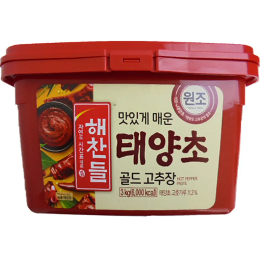 해찬들 태양초 고추장 3kg 이미지