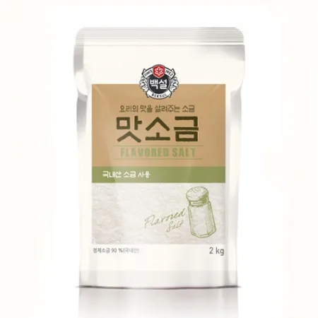 백설 맛소금(2Kg/EA) [원산지: 상세설명참조]