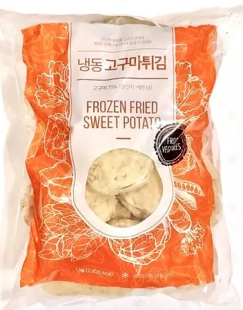 글로벌냉동 고구마튀김(외식전용 원형슬라이스_40g*25±5입 1Kg/EA)