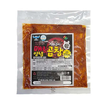 ♥추천안주♥ 직화매콤곱창(200g/EA) 곱창볶음 안주 밀키트 야식 주점 이미지
