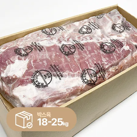 ♥정육특가♥ AURORA 브라질산 삼겹살(최대 ~25kg/BOX) 오로라 비정량 CJ정육점 이미지