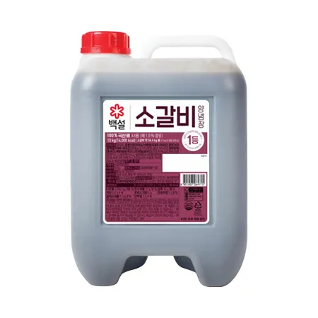 백설 소갈비양념(NEW 80근용 10Kg/EA) 앙념장 소스