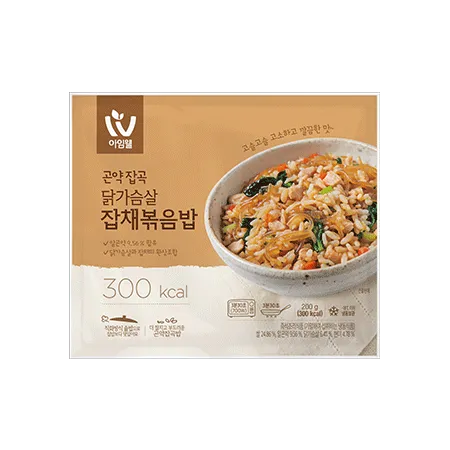 아임웰 곤약잡곡닭가슴살잡채볶음밥(200g/EA)
