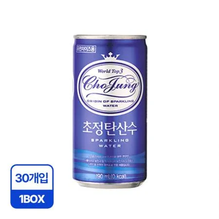 일화 초정탄산수(캔_190ml 190g/BOX출고)