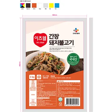 이츠웰 간장돼지불고기(3Kg/EA)