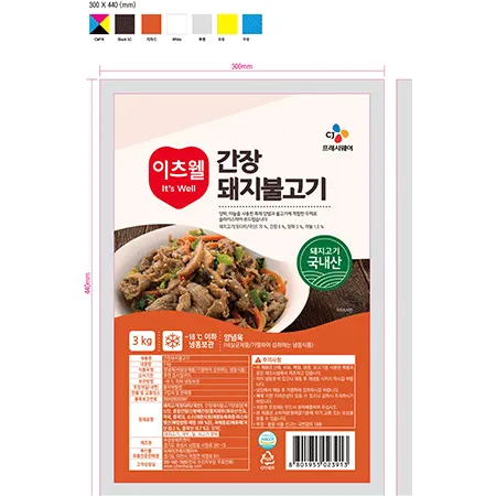 이츠웰 간장돼지불고기(3Kg/EA)