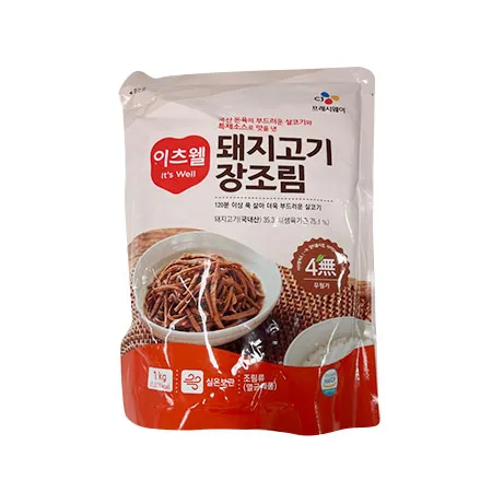 이츠웰 돼지고기장조림(돼지고기75% 1Kg/EA) 업소용 반찬