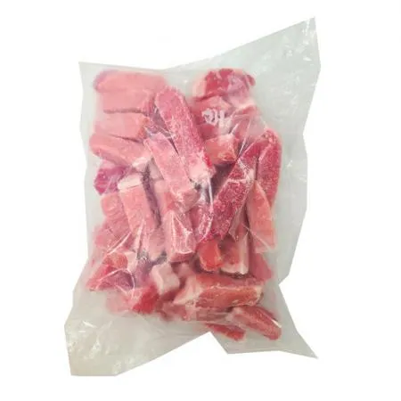 ♥정육특가♥ 돈등심 (1.5cm*1.5cm*길이규격없음, 미국산, 냉동 1Kg/EA) 탕수육용