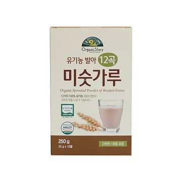오가닉스토리 12곡미숫가루(유기농_발아_스틱형_25g*10개입 250g/EA)