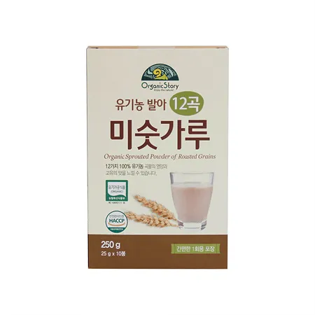 오가닉스토리 12곡미숫가루(유기농_발아_스틱형_25g*10개입 250g/EA)
