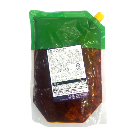 송림푸드 마라쭈꾸미소스(쭈라상궈소스 1.5Kg/EA)