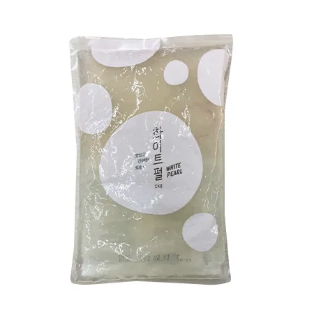 태향 화이트펄(1Kg/EA) 곤약펄 타피오카 버블티 음료 빙수 토핑