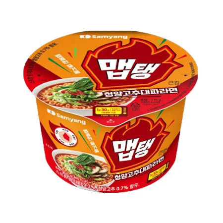 삼양식품 맵탱청양고추대파라면(큰컵 110g/EA)