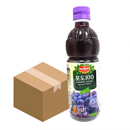 델몬트 포도주스100(PET_400ml 400g/EA)x20