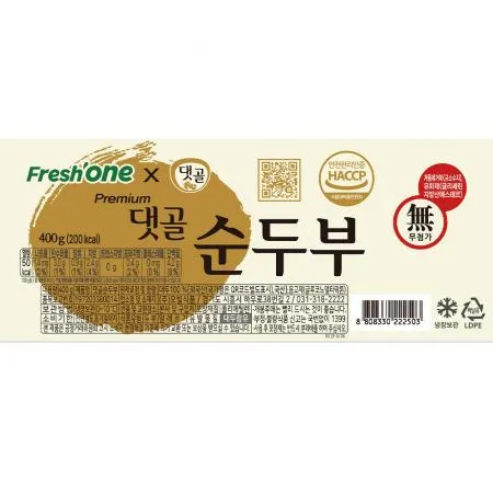 프레시원X댓골 순두부 (400g/EA)