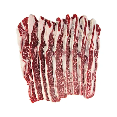 ♥정육특가♥ 소LA갈비(UN, 1.2cm슬라이스, 미국산, 냉동 1Kg/EA) 구이용 이미지