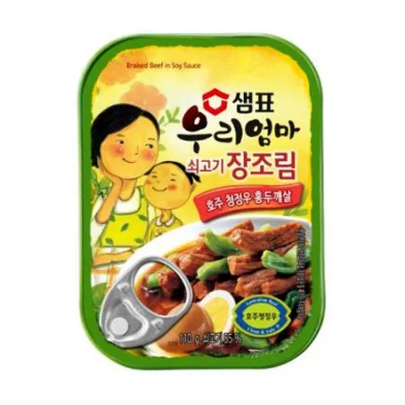샘표 우리엄마쇠고기장조림(110g/EA) 소고기 장조림  업소용 반찬