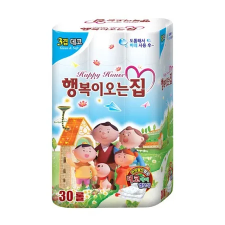 행복이오는집 화장지(3겹_27m*30롤 EA)