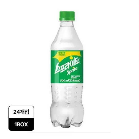 스프라이트 사이다(PET_500ml 업소용 500g/EA)x24
