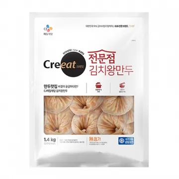 크레잇 전문점 김치 왕만두(1.4Kg/EA) 김치만두