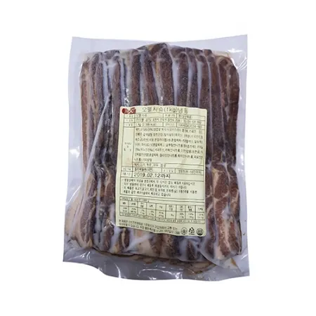 오뗄 삼겹차슈(슬라이스 1Kg/EA)