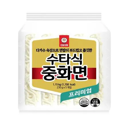 천일식품 수타중화면(230g*5입 1.15Kg/EA)