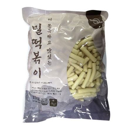 토담 밀떡볶이떡(건조_신당동 2Kg/EA) 막대 밀떡 