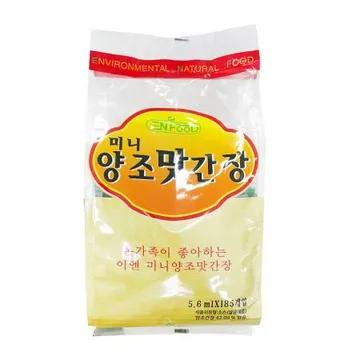 이엔푸드 양조간장(6g*185입 일회용 1.4Kg/EA) [원산지: 상세설명참조]